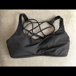 Lululemon black sports bra